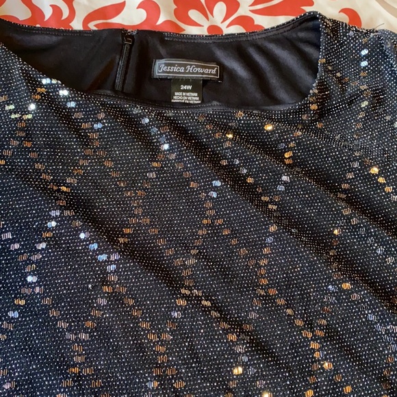 Jessica Howard black sequin glitter dress - Picture 7 of 9